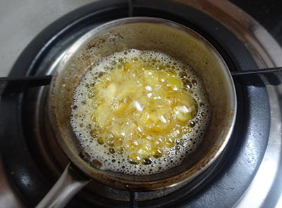 roasting cashews for fried gram laddu