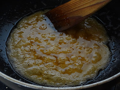 ghee and jaggery for hurigadale tambittu or thambittu