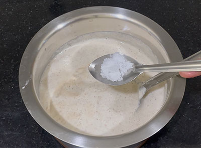 salt for hurali kalu dose or huruli kaalu dosa