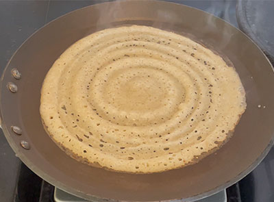 making hurali kalu dose or huruli kaalu dosa