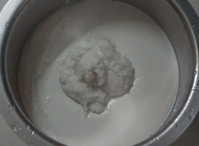 ground batter for idli dosa batter using mixie