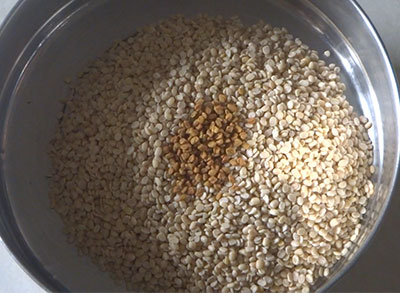 urad dal for idli dosa batter using mixie