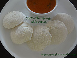 Soft idli recipe