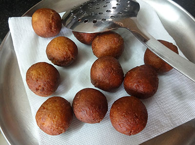 deep fried gulab jamun using ready mix