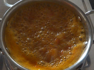 boiling jeerige saaru or jeera rasam recipe