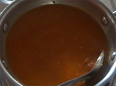 water for jeerige saaru or jeera rasam recipe