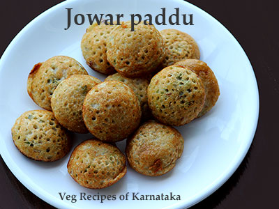 jowar paddu recipe