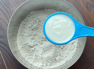 curd for instant jowar paddu or jolada paddu