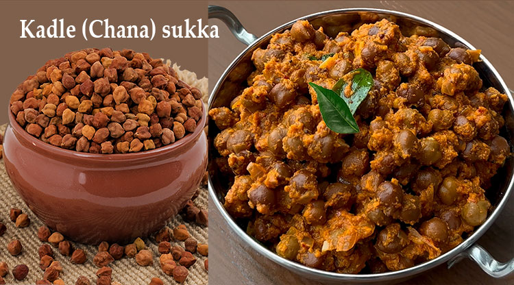 kadle sukka recipe, chana sukka