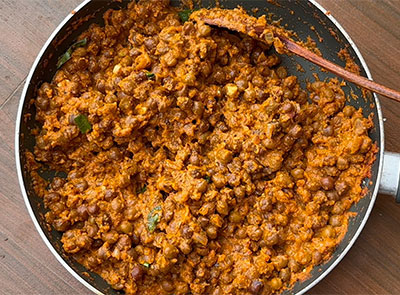 kadle sukka or chana sukka recipe