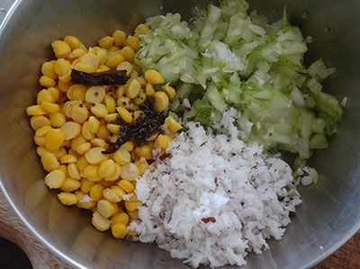 tempering for kadlebele and southekai kosambari