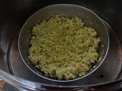 coconut and jaggery for kara kadubu or khara kadubu