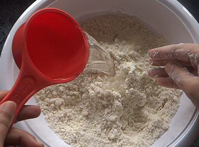 kneading dough for karjikai recipe