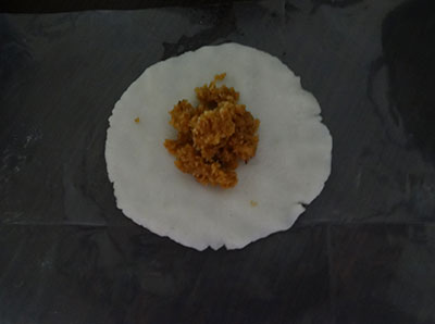 making rice modak