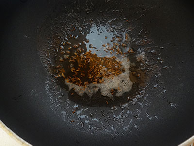 cumin seeds for kothambari soppu thambli or coriander leaves tambli