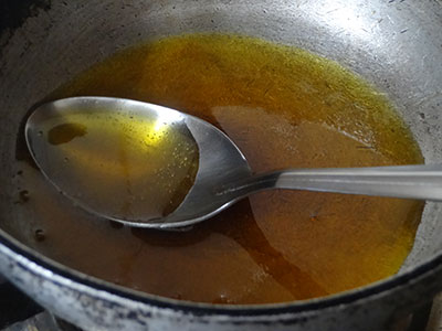 caramelised sugar for belgaum kunda or belgavi kunda