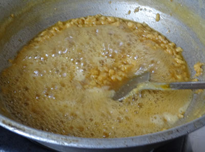 boiling belgaum kunda or belgavi kunda