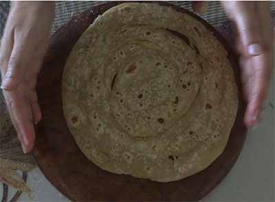 flap the layered paratha