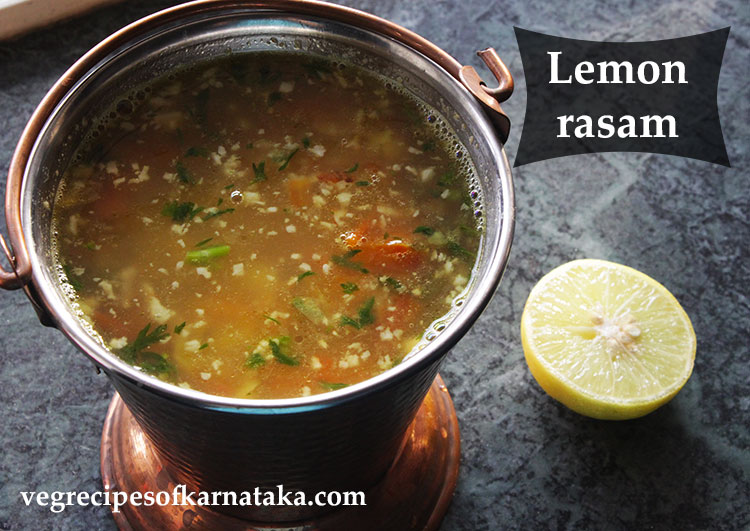 nimbe hannu saaru or lemon rasam