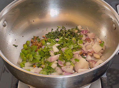 tempering for majjige kadubu or idli