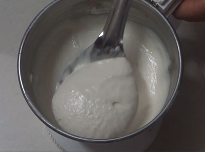 batter for majjige paddu or mosaru appa recipe