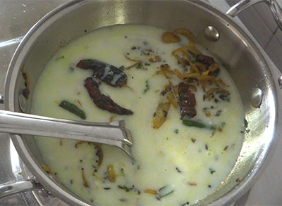 buttermilk for majjige saaru or buttermilk rasam