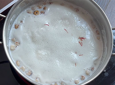 kesar for tavare beeja payasa or makhana kheer