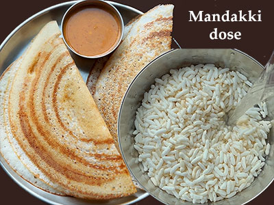 mandakki dosa recipe