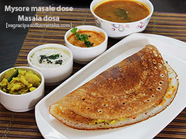 mysore masala dosa recipe