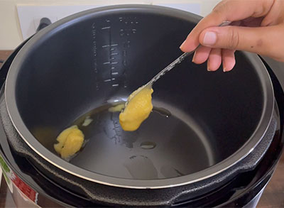 tempering for masala rice recipe using instant pot