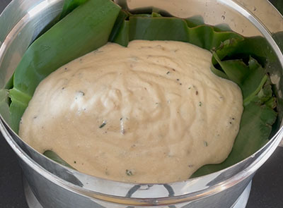 cooked masala rava idli or masale rave kadubu