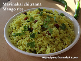 mavinakai chitranna recipe