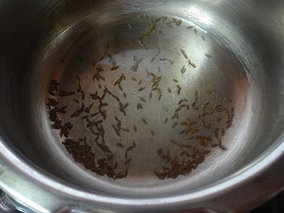 cumin seeds for menthe soppina palle or methi dal