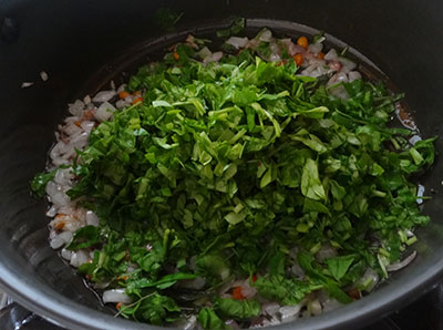 fenugreek leaves for menthe soppu rice bath or methi rice