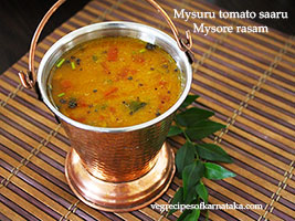 mysuru tomato saaru, mysore rasam