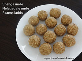 Peanut laddu recipe