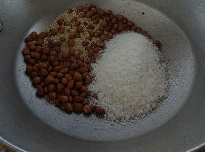 coconut for shenga unde or nelagadale unde or peanut laddu