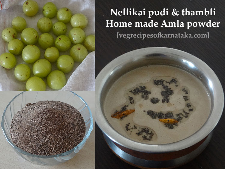 nellikai pudi thambli, amla raita