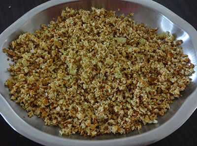 drying goaseberry for amla powder or nellikai pudi