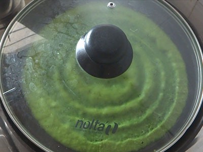 cooking palak dose or palak dosa recipe