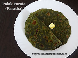 palak parota recipe