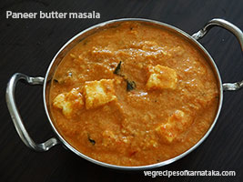 paneer butter masala recipe