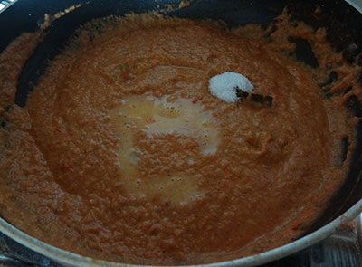 milk and salt for paneer butter masala