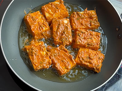 frying paneer for easy evening snacks paneer tawa fry recipe