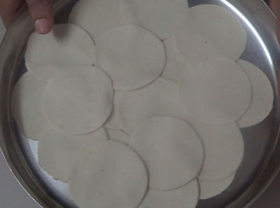 rolled puris for pani puri recipe