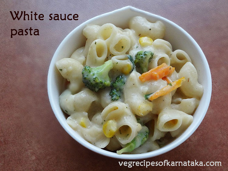 White sauce macaroni pasta recipe