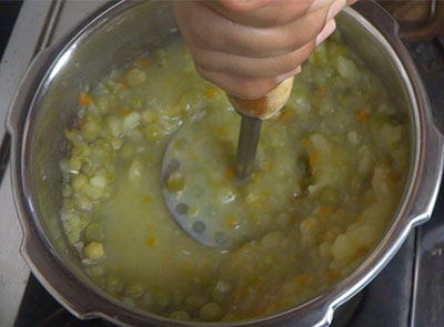 mashed vegetables for pav bhaji recipe