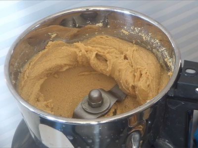 making peanut butter recipe