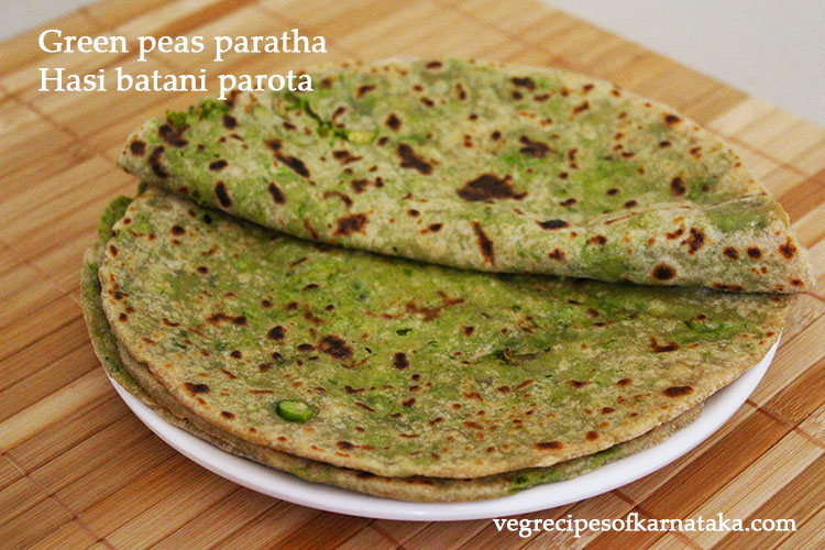 green peas paratha recipe