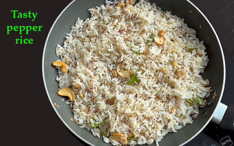 pepper rice recipe